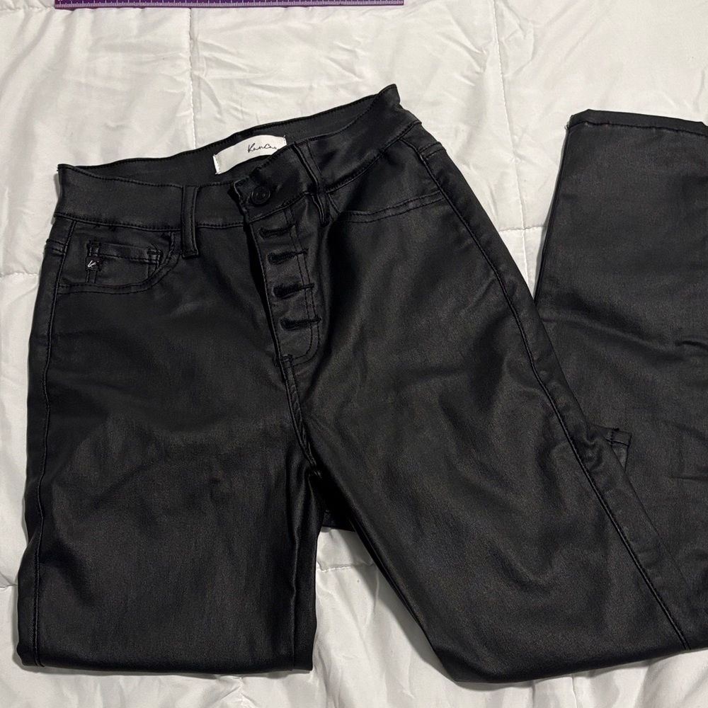 KanCan Charcoal Button-Up Jeans